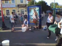 Уличные музыканты играют Linkin Park. г. Москва. м. Третьяковская