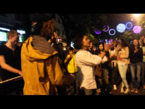 Уличные музыканты в Краснодаре на ночь музеев